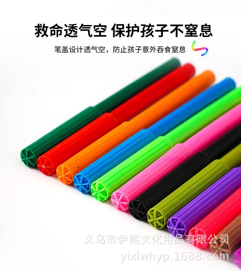 Фломастеры 12 цветов в наборе — отличный выбор для рисования, раскрасок и творческих проектов. — изображение 6