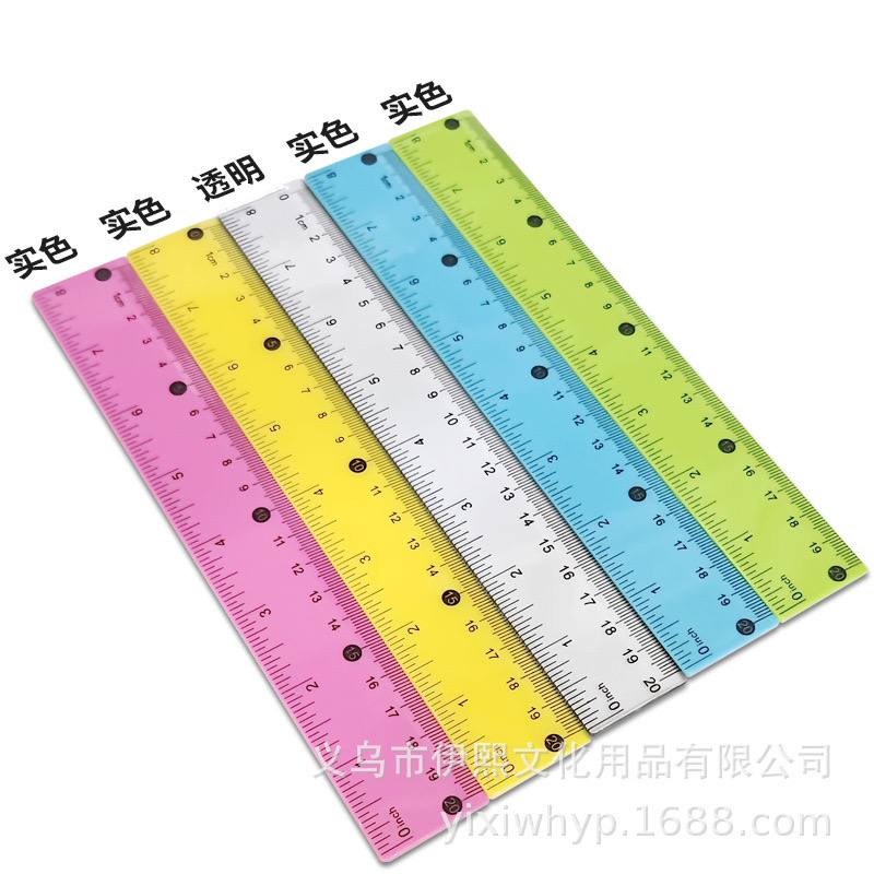 Пластиковая линейка 20 см — яркая и прочная, идеально подходит для школьников. — изображение 6