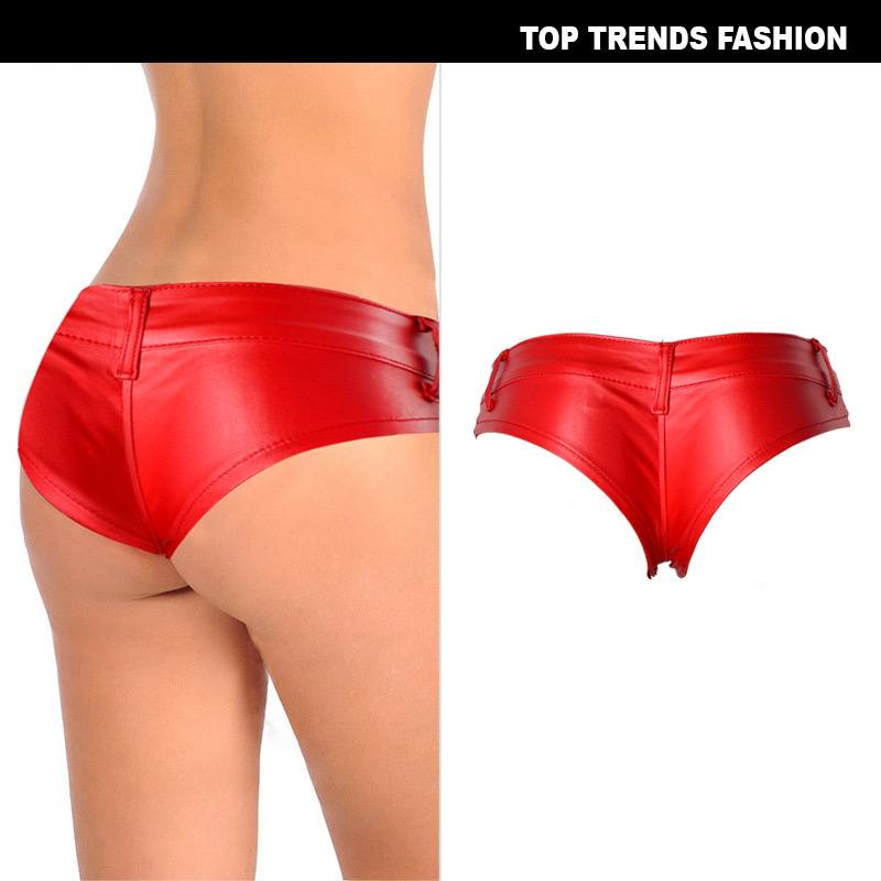 Женские шорты с PU-покрытием — смелый выбор для стильных и уверенных в себе. Эти шорты идеально подойдут для вечеринок, клубов и танцев, где важен не только комфорт, но и эффектный внешний вид. — изображение 2