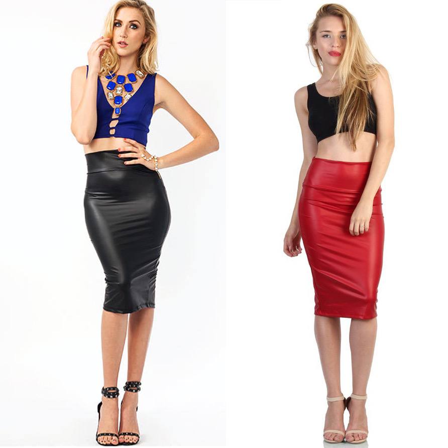 Футуристически элегантная и при этом строго офисная — юбка‑миди идеально сочетает эстетику современной городской моды и деловой лаконичности. — изображение 3