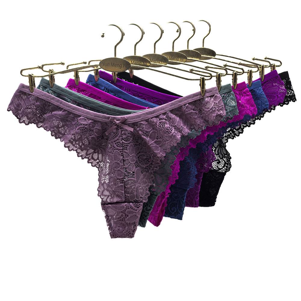 Низкие кружевные стринги 'Invisible Lace' с хлопковым клином — невидимый и дышащий дизайн — изображение 2