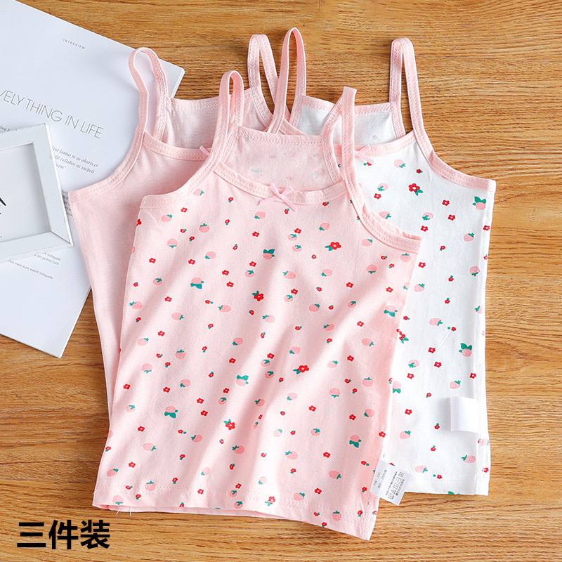 Детская хлопковая майка на бретелях с бантиком — тонкая, без рукавов, для девочек (на все сезоны) — изображение 2