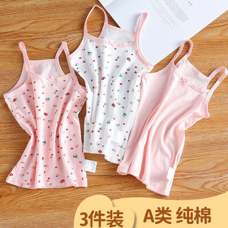 Детская хлопковая майка на бретелях с бантиком — тонкая, без рукавов, для девочек (на все сезоны) — изображение 4