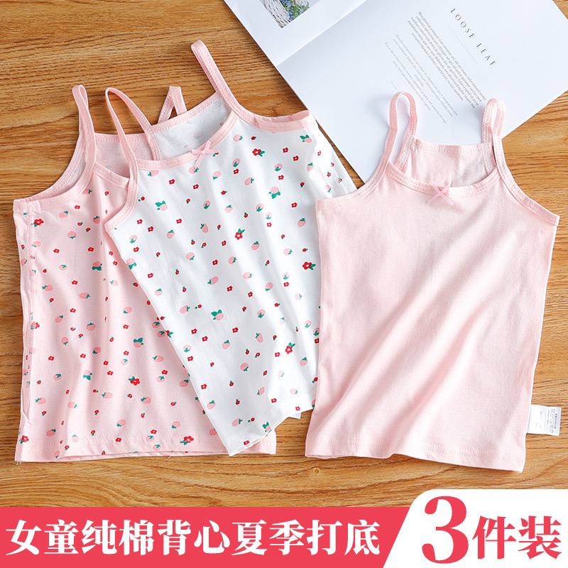 Детская хлопковая майка на бретелях с бантиком — тонкая, без рукавов, для девочек (на все сезоны) — изображение 6