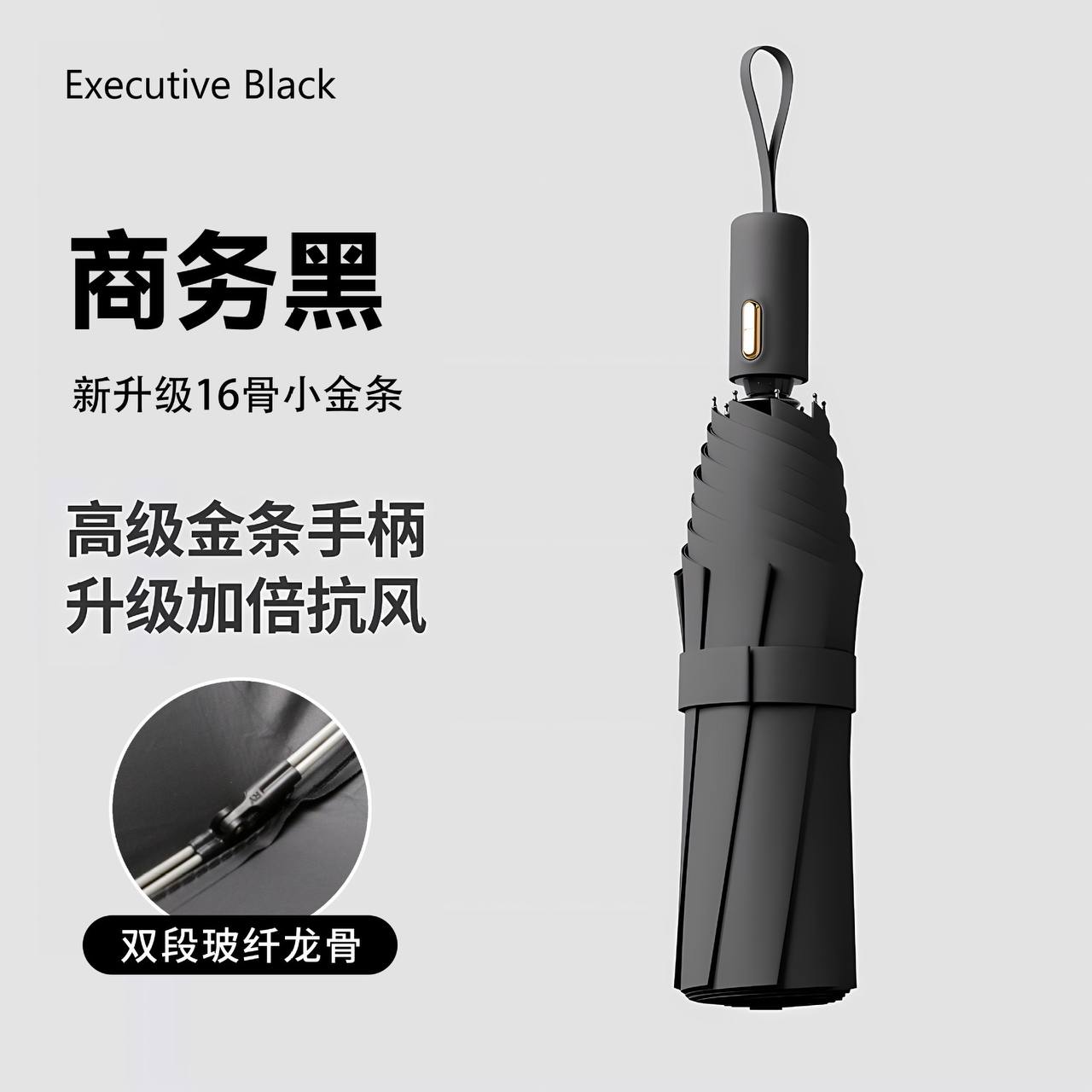 Универсальный зонт с автоматическим механизмом и защитой от солнца и дождя — изображение 2