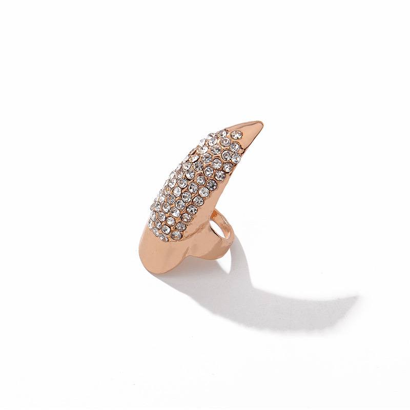 Ретро-кольцо в виде орлиного когтя с камнем, винтажный стиль — изображение 5