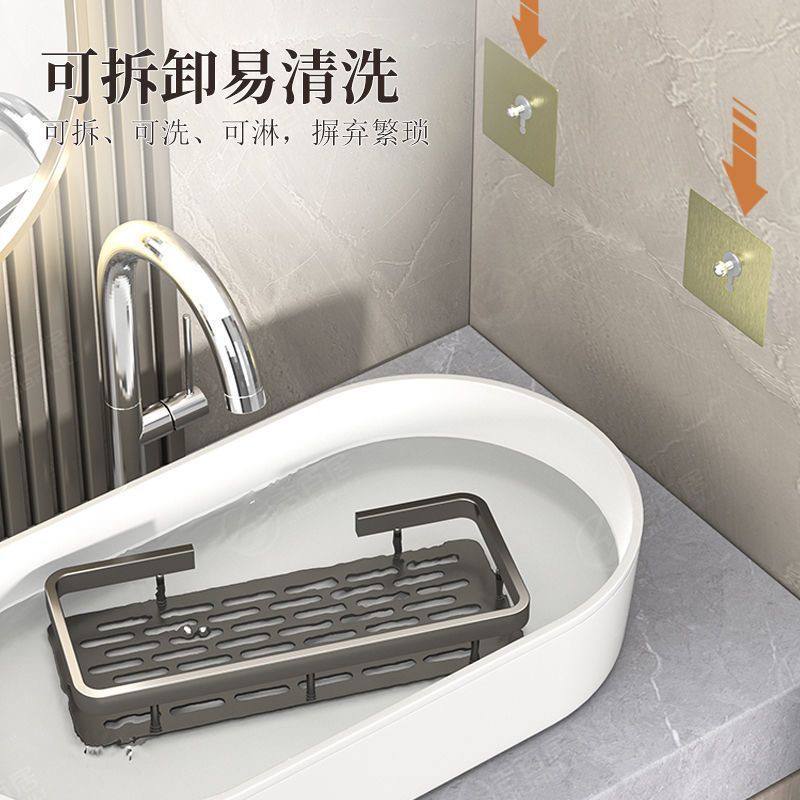 Алюминиевая полка для ванной без сверления — крепится на стену с помощью клея, не ржавеет, выдерживает до 10 кг. — изображение 4