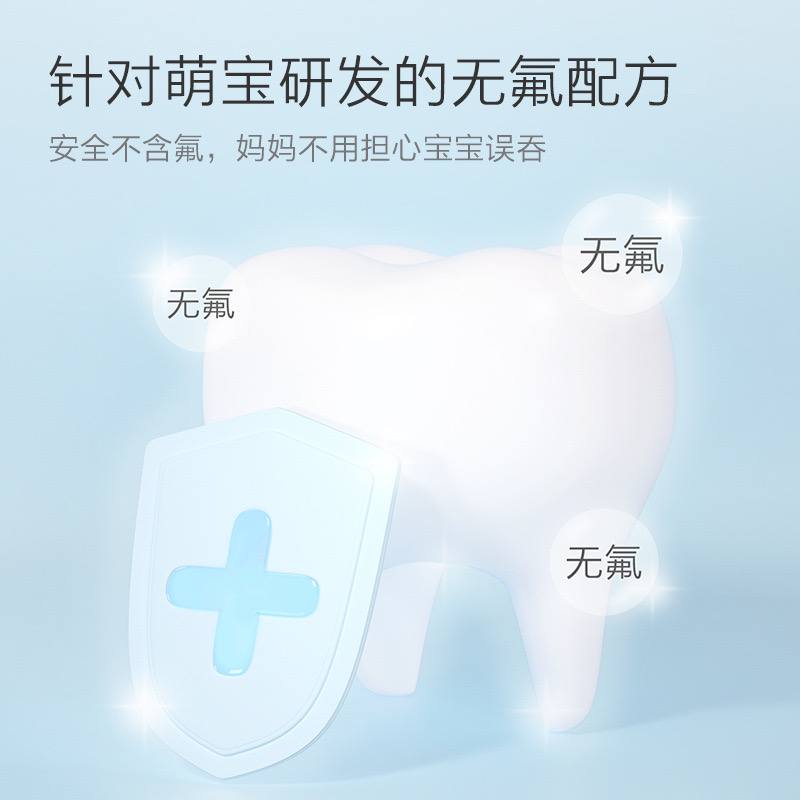 Детская зубная паста 'Маленький енот' с фруктовым ароматом. Без фтора, безопасна для детей, освежает дыхание и бережно очищает зубы. — изображение 5