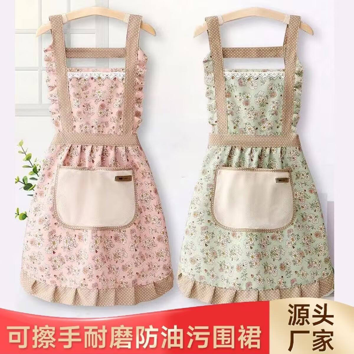 Стильный кухонный фартук-комбинезон из плотной ткани. Удобный, износостойкий, для дома и работы. — изображение 2