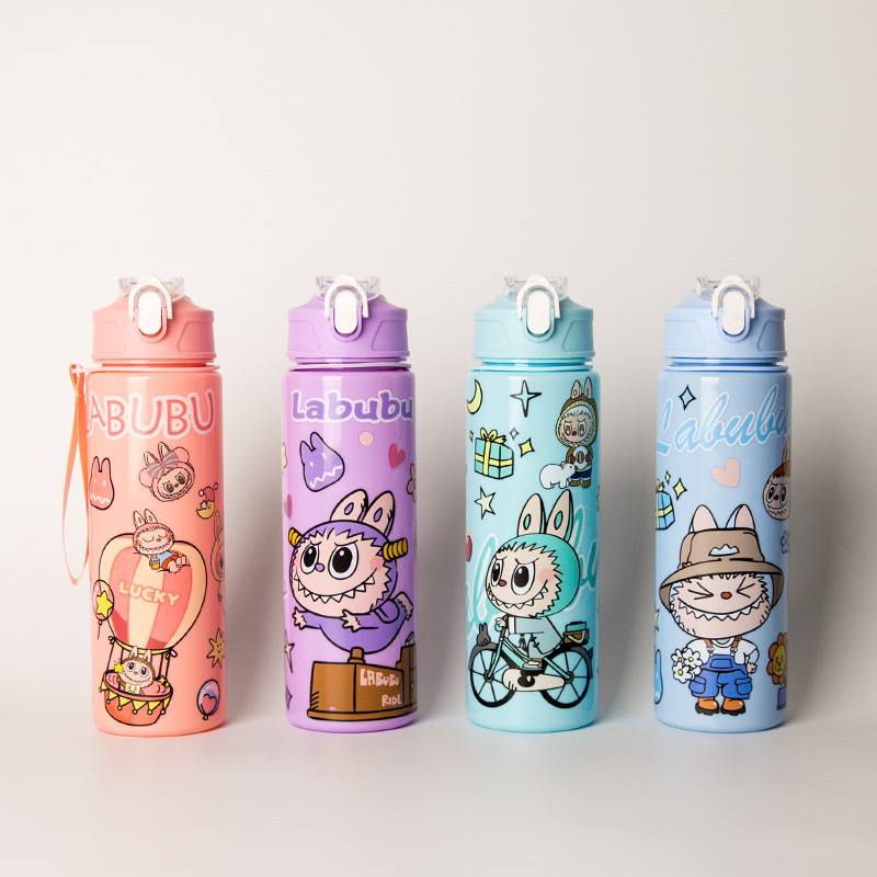 Детская прозрачная чашка с мульти-дизайном и защитой от падения. Большая ёмкость, удобна в дороге. — изображение 4