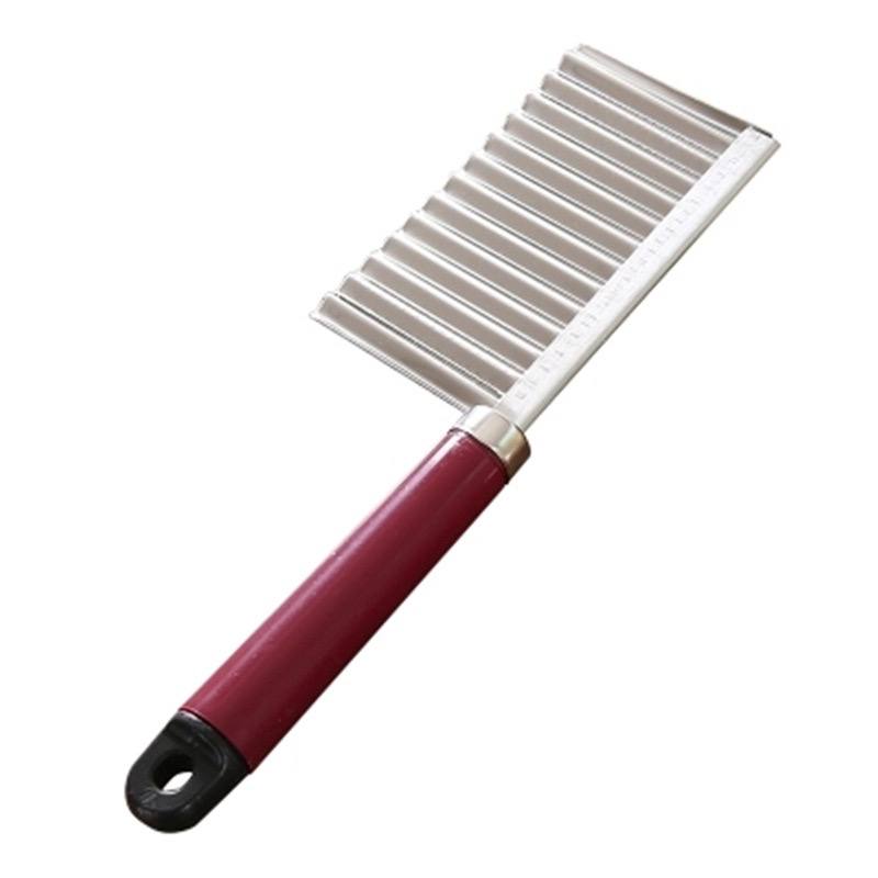 Многофункциональный волновой нож с зубчатым лезвием для нарезки картофеля и овощей. Идеален для коммерческого использования. — изображение 5