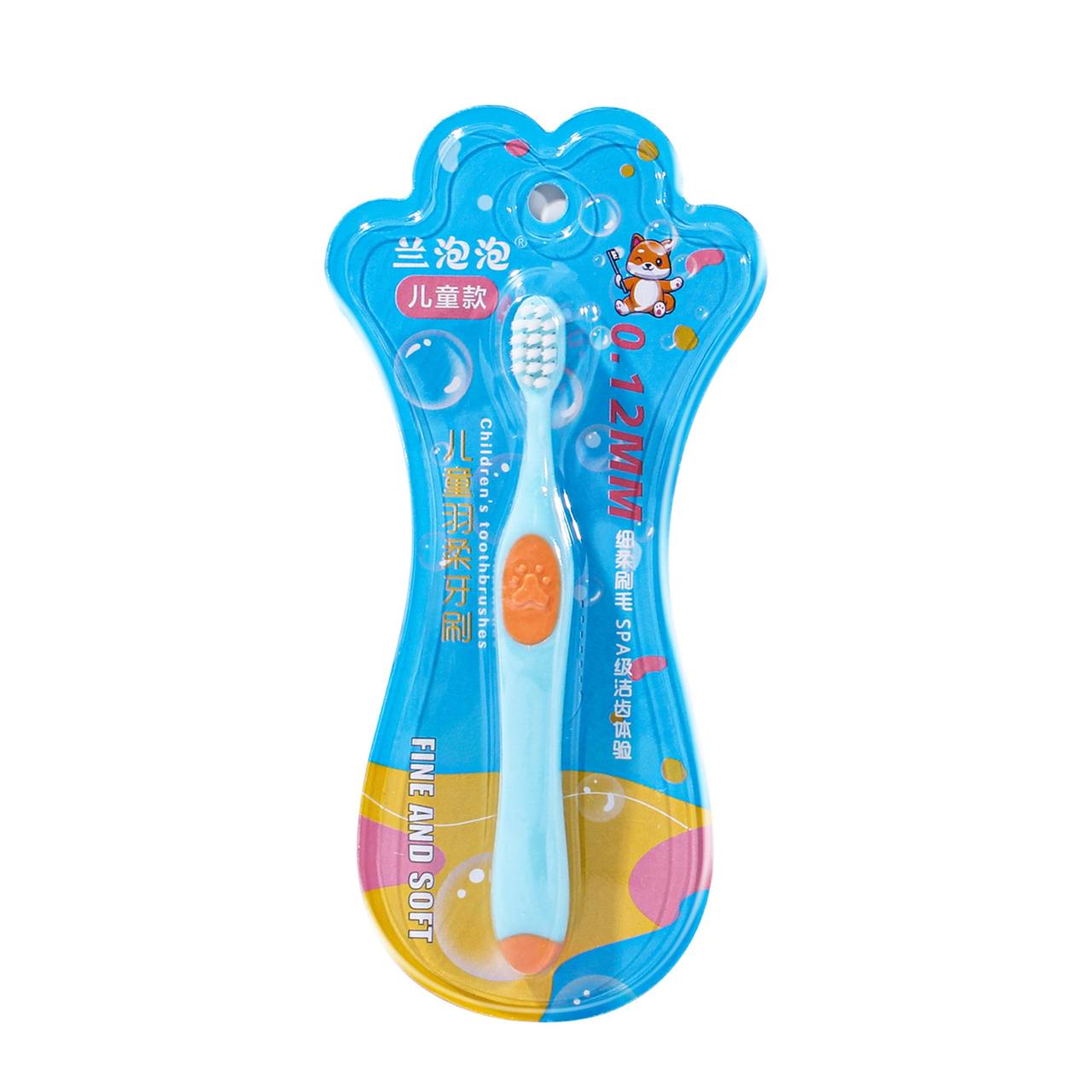 Детская зубная щётка с маленькой головкой и ультратонкой мягкой щетиной (0,12 мм), подходит для детей 6–12 лет. — изображение 5