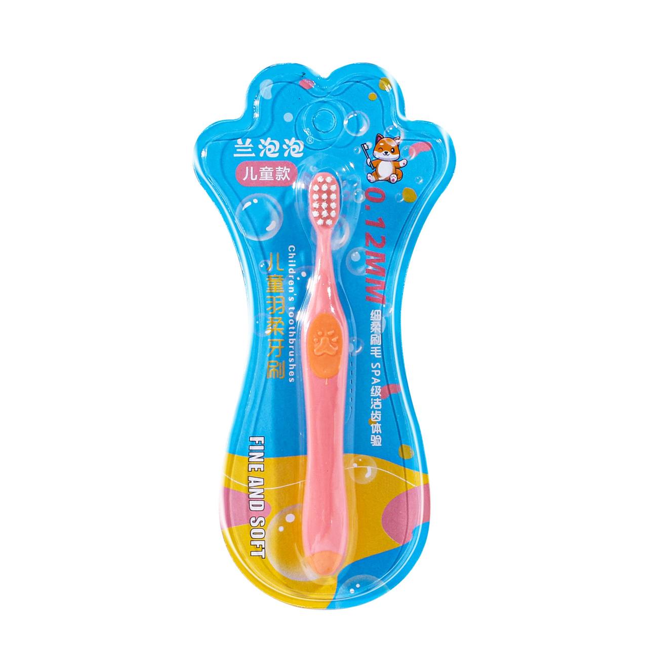 Детская зубная щётка с маленькой головкой и ультратонкой мягкой щетиной (0,12 мм), подходит для детей 6–12 лет. — изображение 6