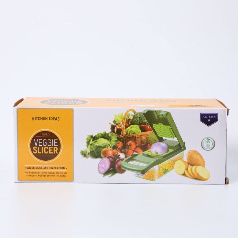 Многофункциональный кухонный прибор для измельчения, нарезки и чистки овощей — картофеля, редьки и других. Удобен для дома. — изображение 2