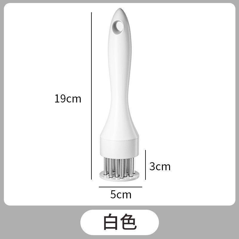 Tenderizer для мяса из нержавеющей стали с длинной ручкой. Иглы для барбекю и стейков, эффективно размягчает мясо. — изображение 5